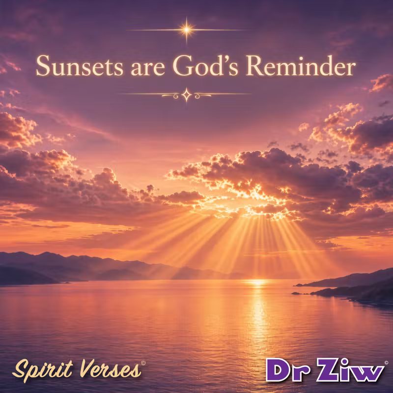 Sunsets are God's Reminder