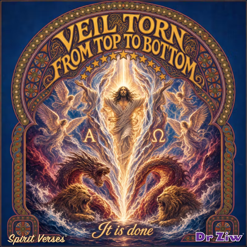 Veil Torn from Top to Bottom